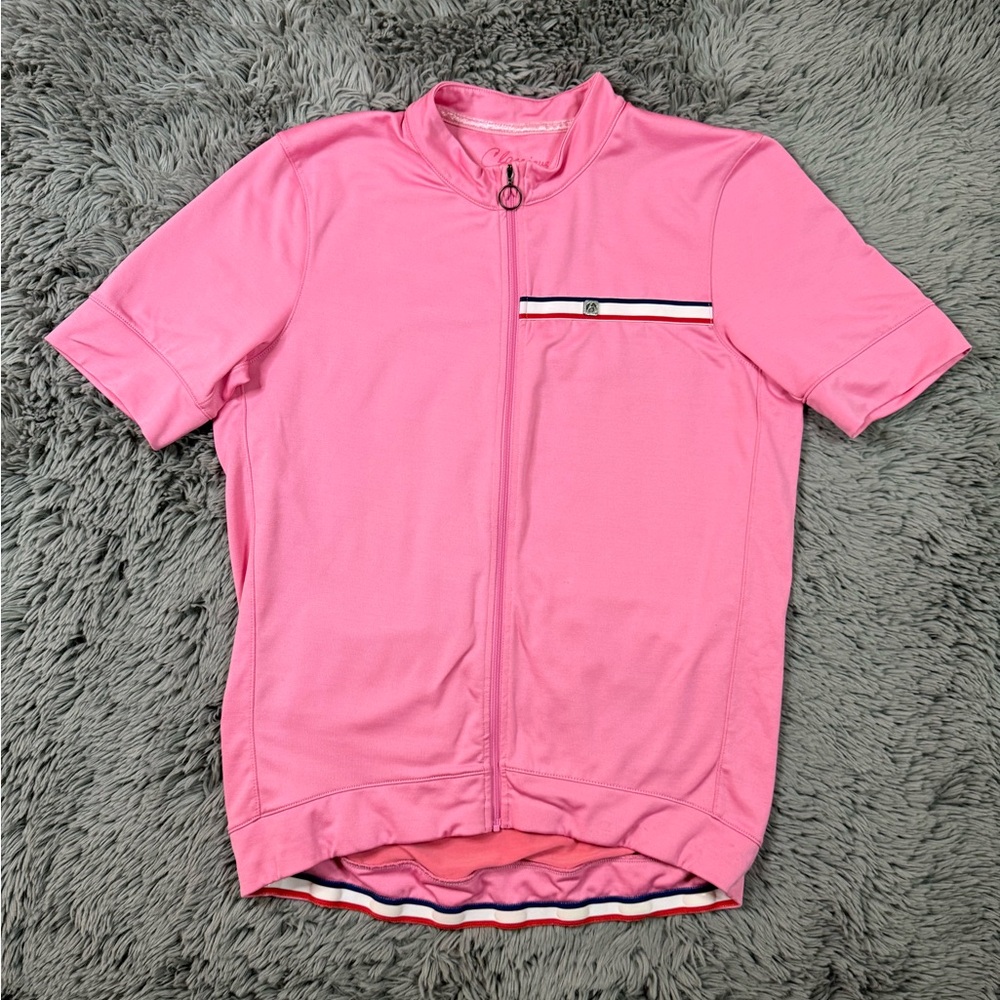 Bontrager Classique Cycling Jersey Pink Women’s M Profila Full Zip Bike Shirt